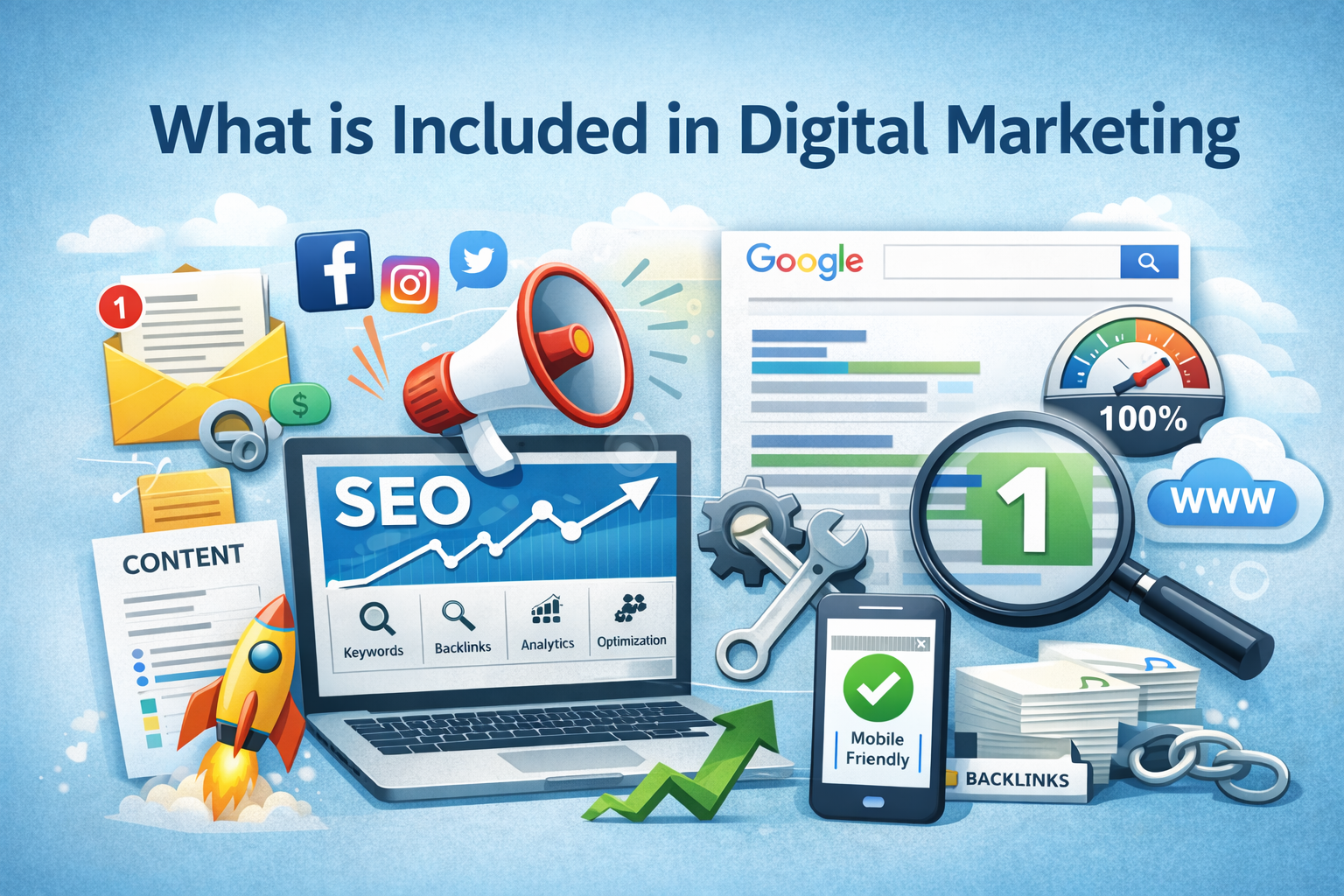 what is included in digital marketing